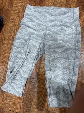 Smartwool Kids Gray Patterned leggings